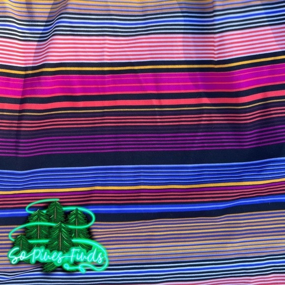 ATHLETA Stripe Tank Tankini Size 34 B 34 C - Picture 3 of 11